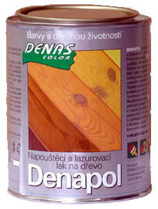 DENAPOL - napouštěcí a lazurovací lak na dřevo